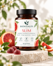 BIOVITALITI SLIM - gummies silhouette Morosil et orange rouge de Sicile