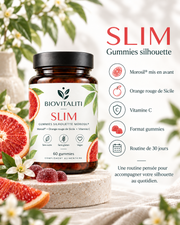BIOVITALITI SLIM - Morosil, orange rouge de Sicile, vitamine C et format gummies